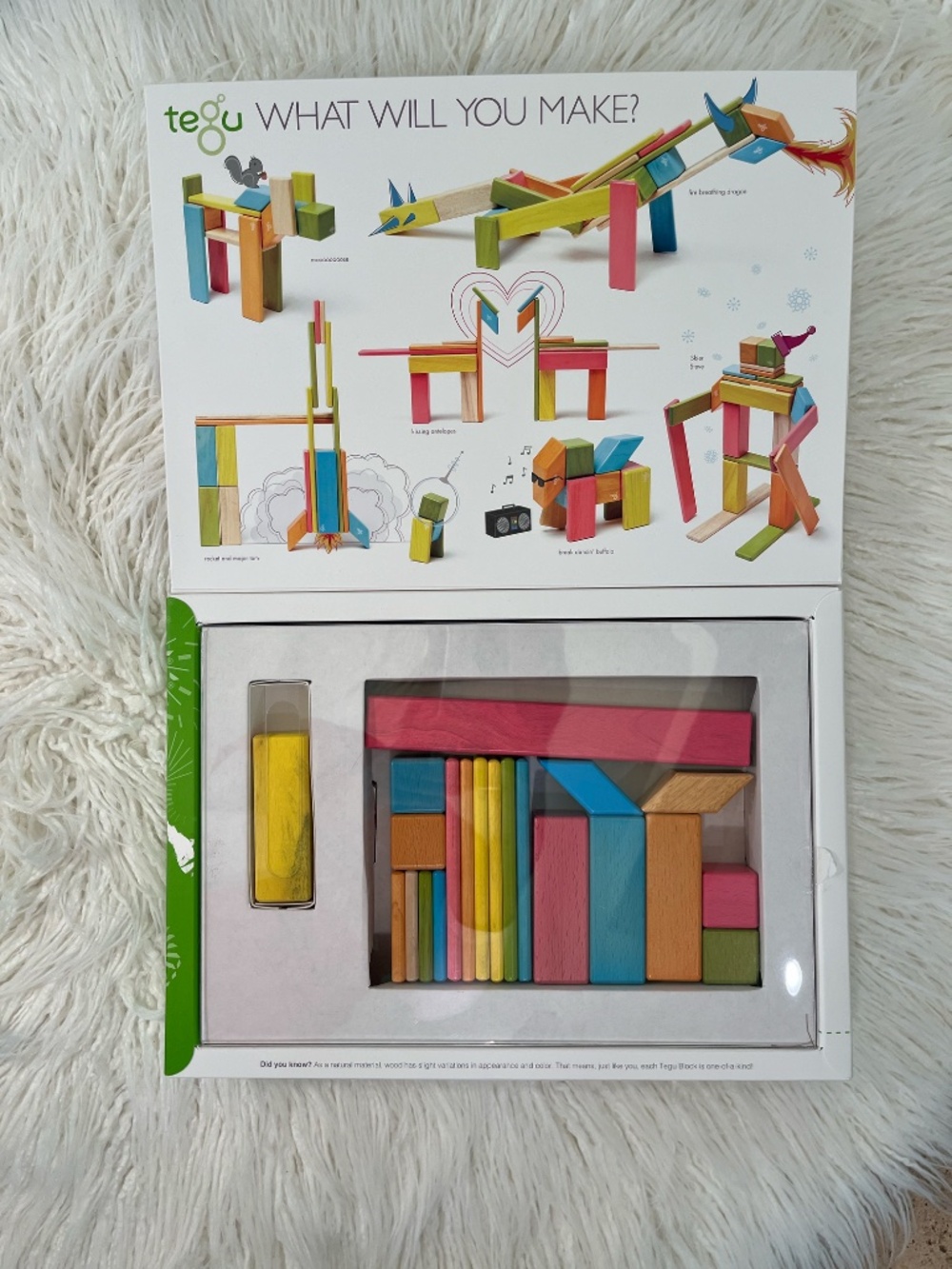 Tegu "Magnetic Wooden Blocks 24-piece set" NWT - Picture 4 of 14